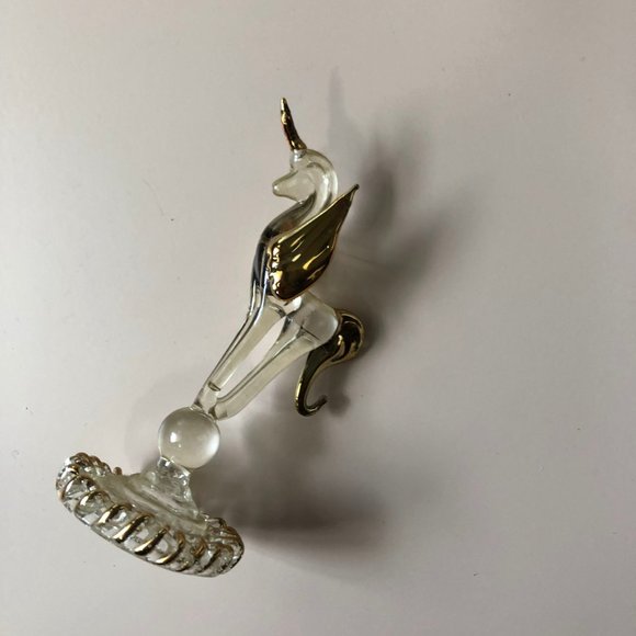 Glass Unicorn Figurine and Rosebud Bath salts - Picture 4 of 6